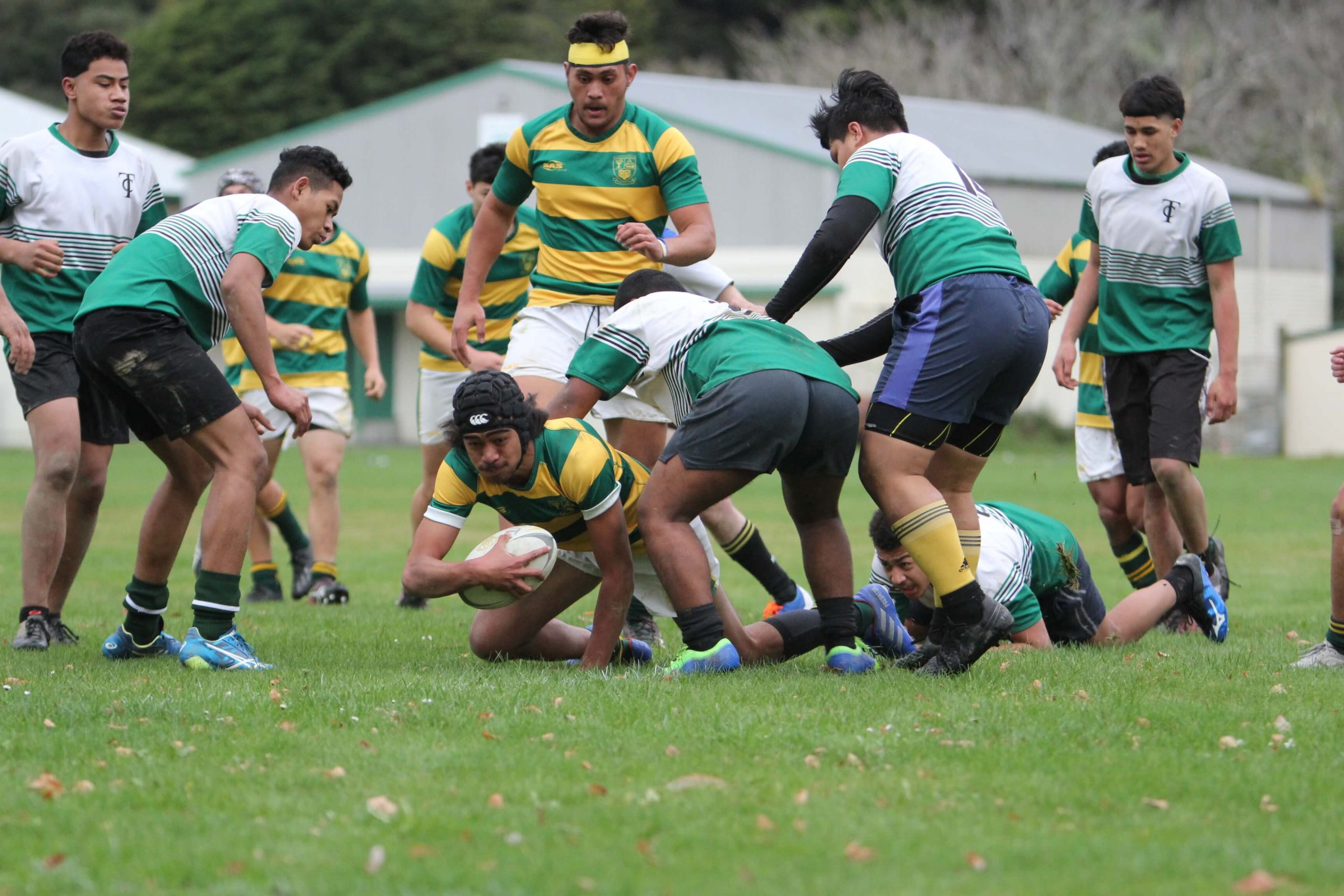 Mana College Rugby team playing a mathc